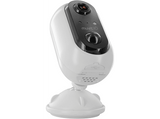 Cámara de vigilancia IP - Muvit  iO MIOACAM004, con batería Exterior WiFi Full HD 1080P + Panel solar 3W, Blanco
