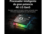 TV LED 43 - LG 43UQ80006LB, UHD 4K, Procesador Inteligente α5 Gen5 AI Processor 4K, Smart TV, DVB-T2 (H.265), Negro