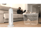 Calefactor - Cecotec ReadyWarm 10050 Top Ceramic Pro, Cerámico, 2200 W, 3 potencias, Oscilación, Blanco