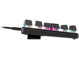 Teclado gaming - NEWSKILL Serike V2 TKL, USB tipo A, extraible, Teclas iluminadas, Con rueda de volumen, Negro