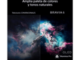 TV OLED 55 - Sony BRAVIA 6, 4K Smart TV/Google TV con Gemini, 4K 120Hz/VRR/ALLM, Dolby Vision/Atmos, Google Cast, Apple Airplay, Ultra Delgado, 55A65