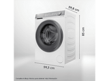 Lavadora carga frontal - Haier X7 Series HW100-B14367U-IB, 10kg, 1400rpm, Motor Direct Motion, Wi-Fi, Blanco
