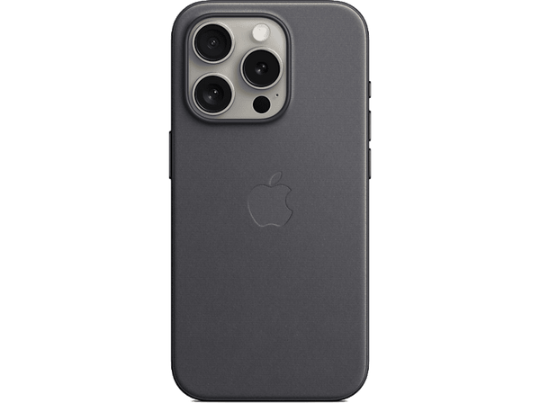 APPLE Funda de trenzado fino con MagSafe para iPhone 15 Pro, Negro