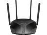 Router WiFi - Mercusys MR80X AX3000, Wi-Fi 6, Doble Banda, 3 Gbit/s, WPA3, MU-MIMO y OFDMA, Negro