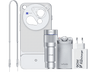 Kit de cámara - vivo Kit de fotografía para vivo X500 Pro Max, Incluye: Kit de Empuñadura, Funda, Correa, Cargador 90W y Extensor Teleobjetivo, Gris