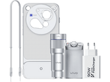 Kit de cámara - vivo Kit de fotografía para vivo X500 Pro Max, Incluye: Kit de Empuñadura, Funda, Correa, Cargador 90W y Extensor Teleobjetivo, Gris