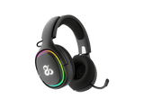 Auriculares gaming - Newskill Aton V2, Supraaurales, Bluetooth, Multiplataforma, 24h Autonomía, Negro