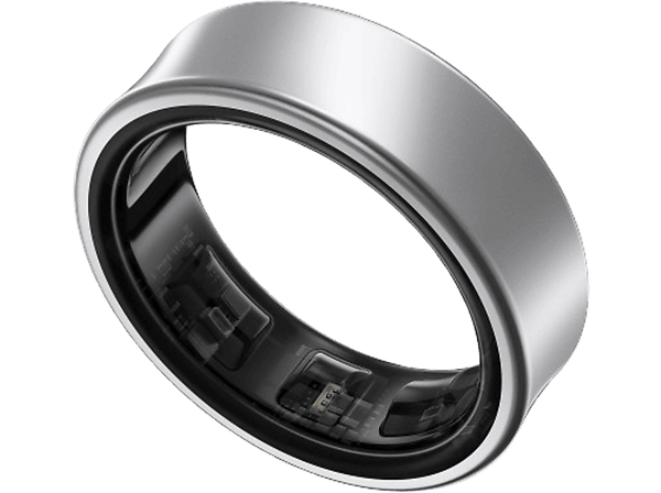 Anillo Inteligente - Samsung Galaxy Ring, Tamaño 8 (18.2 mm), Plata, IA, Titanio, Batería hasta 7 días, BT 5.4, ANC
