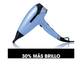 Plancha de pelo - ghd Kit Deluxe Iced, Incluye Secador y Cofre, Cerámica, 185 °C, Tecnología HD motion-responsive™, Azul Gélido
