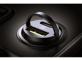Cargador coche - Baseus Tiny Star Mini, Universal, Tipo-C y USB, 30W, Con cable, Negro Cosmic