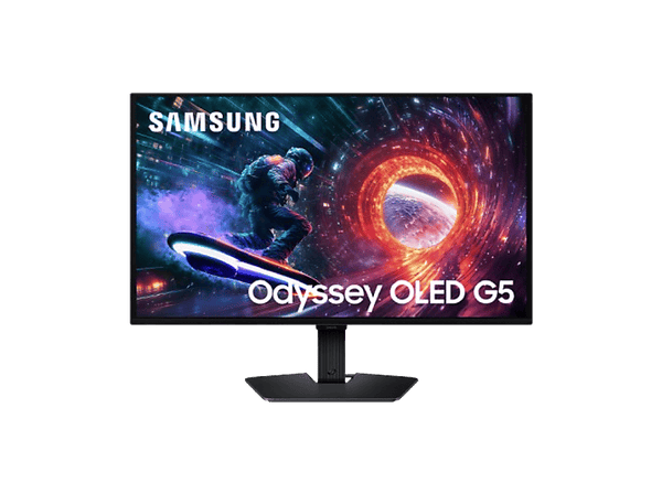 Monitor gaming - Samsung ODYSSEY OLED G5 LS27FG502SUXEN, 27" QHD, 180 Hz, 0.03ms, IPS (Conmutación en el plano)