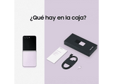 Móvil - Samsung Galaxy Z Flip5 5G, Lavanda, 512GB, 8GB RAM, 6,7 FHD+, Plegable, Qualcomm Snapdragon, 3700 mAh, Android 13