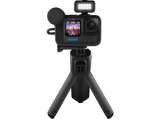 Cámara deportiva - GoPro Hero 12 Creator Edition, HyperSmooth, 27 megapixels, 5.3K, HDR, Sumergible hasta 10m, Cámara lenta, Negro