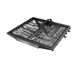 Lavavajillas - Haier XF 6C4F1X, 16 servicios, 10 programas, 60 cm, Apertura automática, Tercera bandeja, Inox