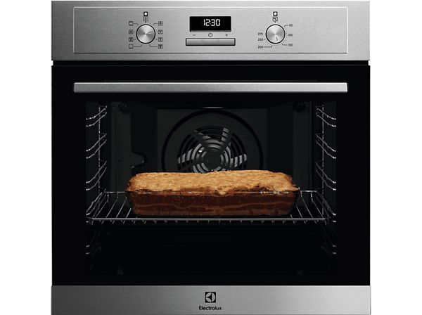 Horno - Electrolux EOH3H54X, Multifunción, Limpieza por agua, 72 l, Display LED, 60 cm, Inox