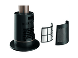 Ventilador de pie - Shark Turbo Blade 180º, 90W, 10 Velocidades, Altura Ajustable, Temporizador, Carbón y Larón