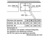 Frigorífico combi - Balay 3KFD565NI Cristal, No Frost, 186 cm, 326 l, Cajón ExtraFresh, Super congelación, Negro