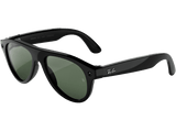 Gafas IA - Ray-Ban Meta Aviator(Gen 3), Negro brillante, Transitions® verde grafito, Gafas con IA y cámara, Talla estándar, Unisex