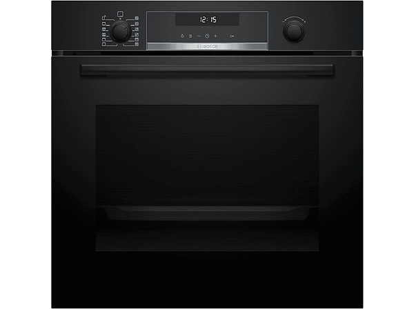 Horno - Bosch HBG578EB7, Serie 6, Multifunción, Pirolítico, 71 l, 3d Hotair, Función Air Fry, 60 cm, Negro