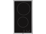 Placa modular - Beko HDMC 32400 TX, Vitrocerámica, 2 zonas, Zona grande 18 cm, 30 cm, Negro