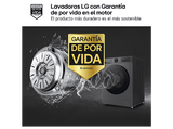 Lavadora carga frontal - LG F4X5009TBB, 9 kg, 1400 rpm, 12 programas, TurboWash 360º, Clase A-40%, Acero Grafito Mate