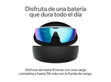 Gafas IA - Meta Oakley Vanguard, Cámara Sony Ultra gran angular 12 MP, Blanco y lentes en zafiro
