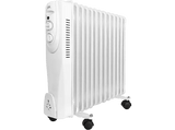 Radiador - ok. Oro 4413 ES, 2500 W, 3 niveles, 13 elementos, Termostato ajustable, Ruedas incorporadas, Blanco