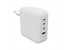 Cargador de pared - HyperJuice® 100W USB-C GaN, 3 x USB-C, 1 x USB-A, Adaptadores de viaje, Blanco