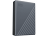 Disco duro externo 6TB - WD My Passport, Portátil, HDD, USB 3.2, Compatible con USB-C, Gris