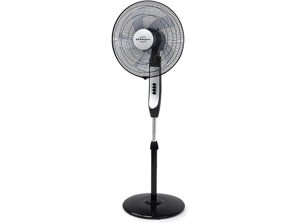 Ventilador de pie - Orbegozo SF 0441, 55W, 3 Velocidades, Negro