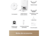 Robot aspirador - Dreame D10 Plus Gen 2, 6000 Pa, 400 ml Depósito de polvo, 150 min Autonomía, Friega , 5200mAh, Blanco
