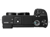 Cámara EVIL - Sony  Kit Alpha 6100 (ILCE6100L) + Objetivo  SELP16502 + Tarjeta SD 64GB, 24.2MP, Wi-Fi