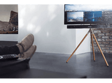 Soporte TV - One For All WM7471, De pie tipo trípode, De 32 a 65, Hasta 30 kgs, Madera y bronce
