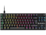 Teclado gaming - NEWSKILL Serike V2 TKL, USB tipo A, extraible, Teclas iluminadas, Con rueda de volumen, Negro