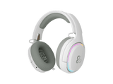 Auriculares gaming - Newskill Aton V2, Supraaurales, Bluetooth, Multiplataforma, 24h Autonomía, Blanco