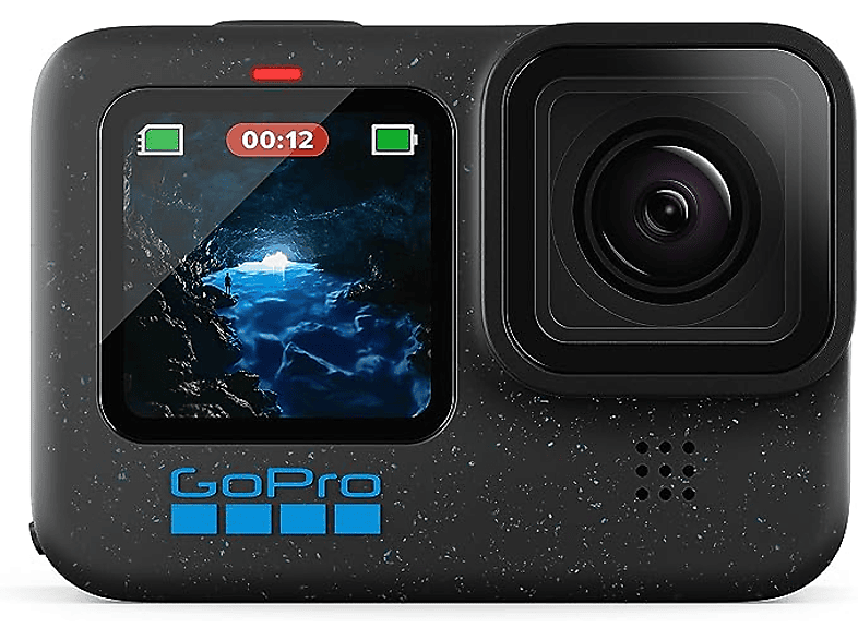 Cámara deportiva - GoPro HERO12 Black Bundle Accesori, HyperSmooth, 27 Megapixel, 5.3 K, HDR, Negro
