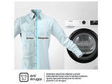Secadora bomba de calor - Hisense DHQE900UWDC, 9 kg, 16 programas, Anti arrugas, Secado automático, Blanco