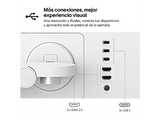TV LED 32 - LG Smart Monitor Swing 32U889SA-W, UHD 4K, Táctil, Smart TV, IPS, USB Tipo-C, webOS 24, Blanco