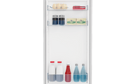 Frigorífico una puerta integrable - Beko BSSA210K4SN, Cíclico, 121.5 cm Altura, 175 l, Puerta Reversible, Motor ProSmart™ Inverter, Blanco