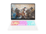 Portátil gaming - HP OMEN 14-FB1005NS, 14 3K, Intel® Core™ Ultra 9-285H, 64 GB RAM, 1 TB SSD, GeForce RTX™ 5070, Sin sistema operativo, Blanco