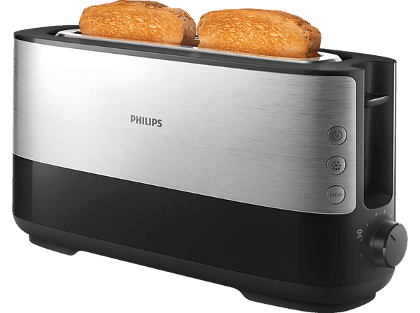 Tostadora - Philips VIVA COLLECTION HD2692/90 1 ranura larga recalentar descongelar