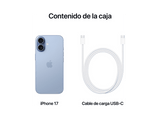 Apple iPhone 17, Azul neblina, 256 GB, 5G, 6.3  OLED Super Retina XDR, Chip A19, iOS