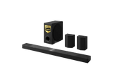 Barra de sonido - LG S95AR, Bluetooth, Inalámbrico, 810 W, Google Assistant, Amazon Alexa, Dolby Atmos, IA Ready, Negro