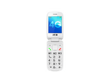 Móvil - SPC Harmony 2, Blanco, 48 MB, 1600 mAh, Doble Pantalla de 2,8 + 1,77, Timbre alto 104dB, Teclas XL, Botón SOS, IP44