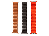 Pack Correas - Friendly License, Magnética, Compatible Apple Watch 42/44/45 mm, Marrón, Rojo y Negro
