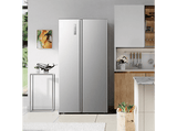 Frigorífico americano - Hisense RS3P558NEIC, Total No Frost Multi Air Flow, 178.6 cm, 544 l, Inox