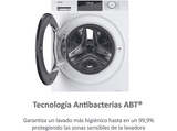 Lavadora carga frontal - Haier I-Pro Series 1 HW80-BP14929A-S, 8 kg, 1400 rpm, Motor Inverter, Antibacterias, Blanco