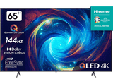 TV QLED 65 - Hisense 65E7KQ Pro, UHD 4K, Quad Core, Gaming Smart TV, Dolby Vision IQ & Atmos, Gris