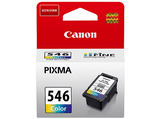 Cartucho de tinta - Canon CL-546, 180 Páginas, Cian, Magenta, Amarillo