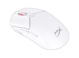 Ratón gaming - HyperX Pulsefire Haste 2, Inalámbrico, Bluetooth, 26000 ppp, Hasta 100 horas, PC, PS4, PS5, XBOX,  Blanco